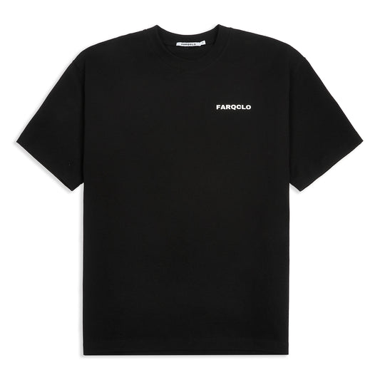 FARQCLO Black T-Shirt