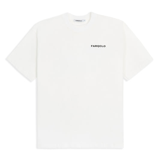 FARQCLO White T-Shirt